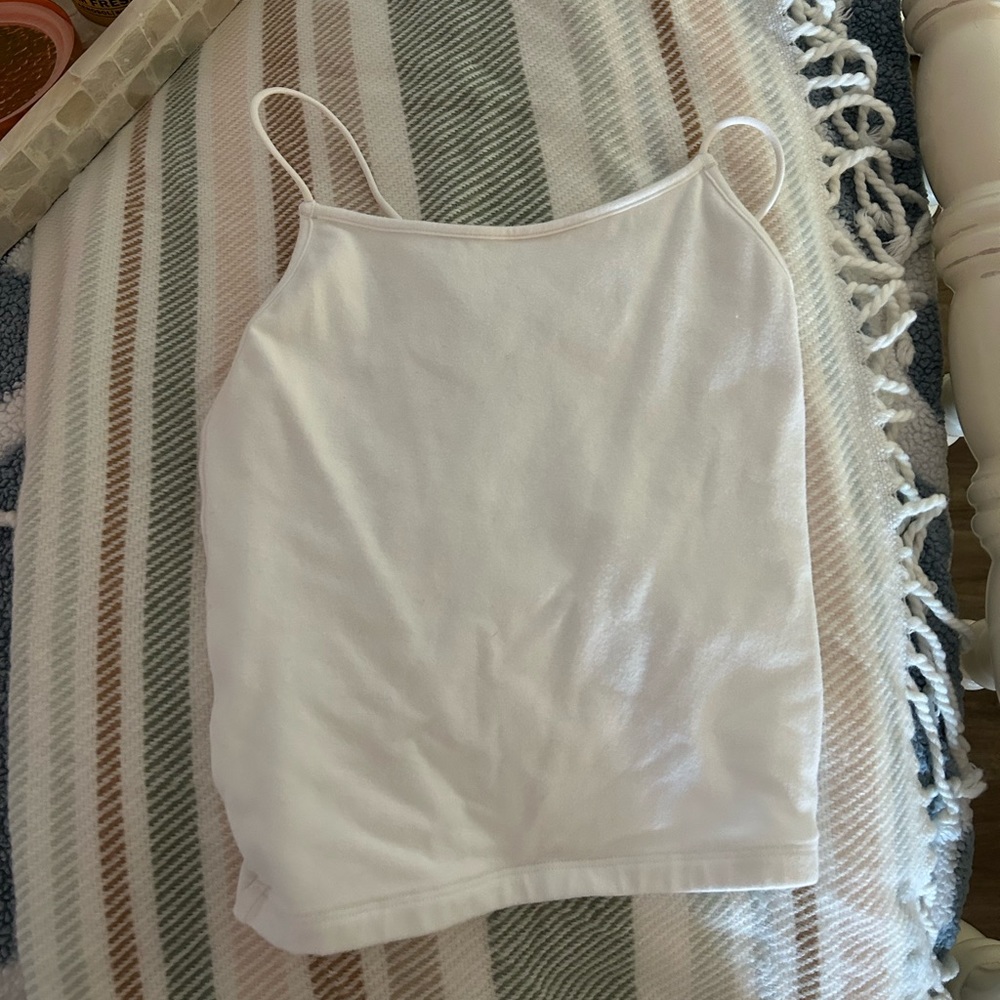 high neck crossover tank